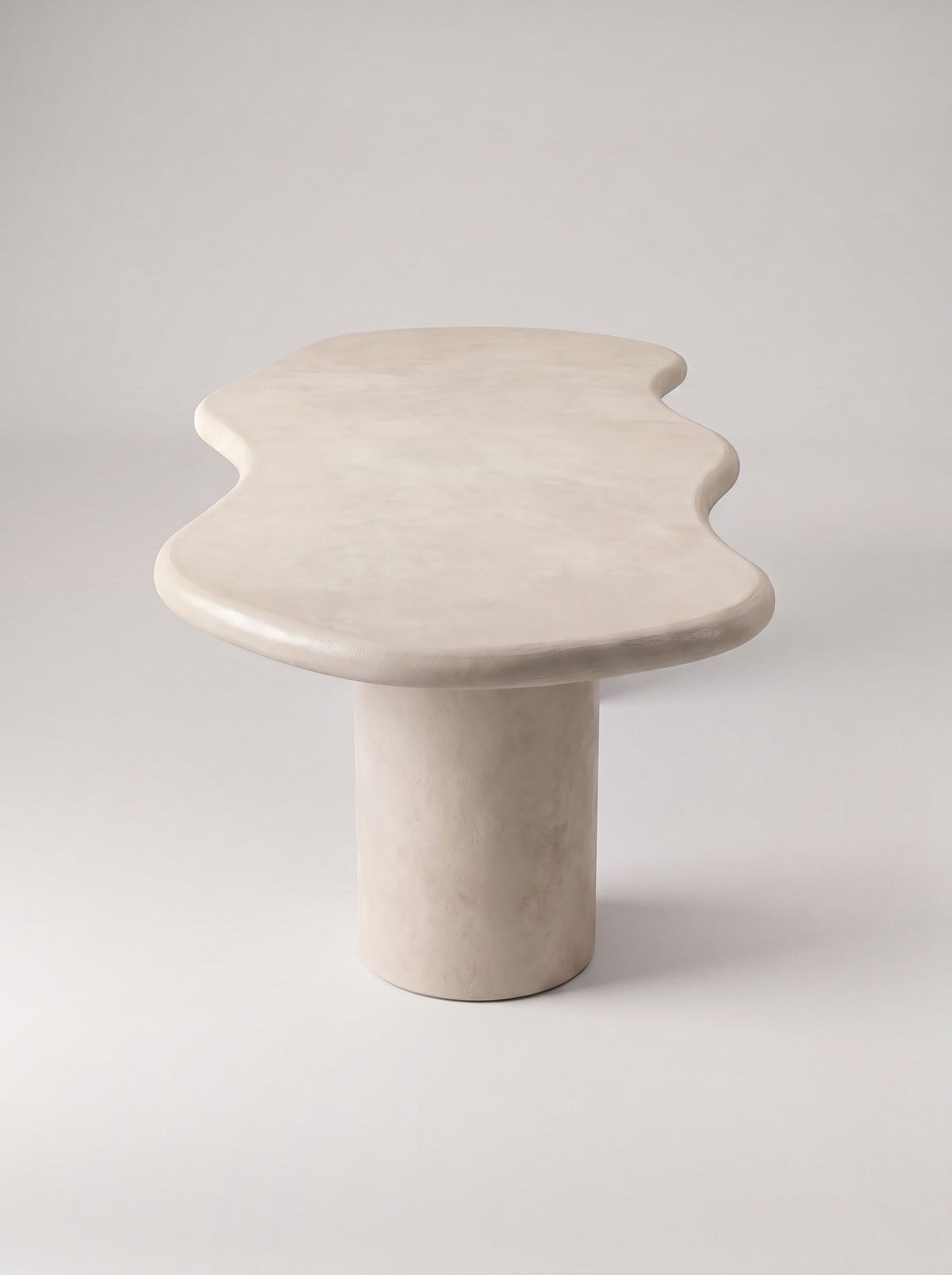 Wolk eettafel van de kopse kant