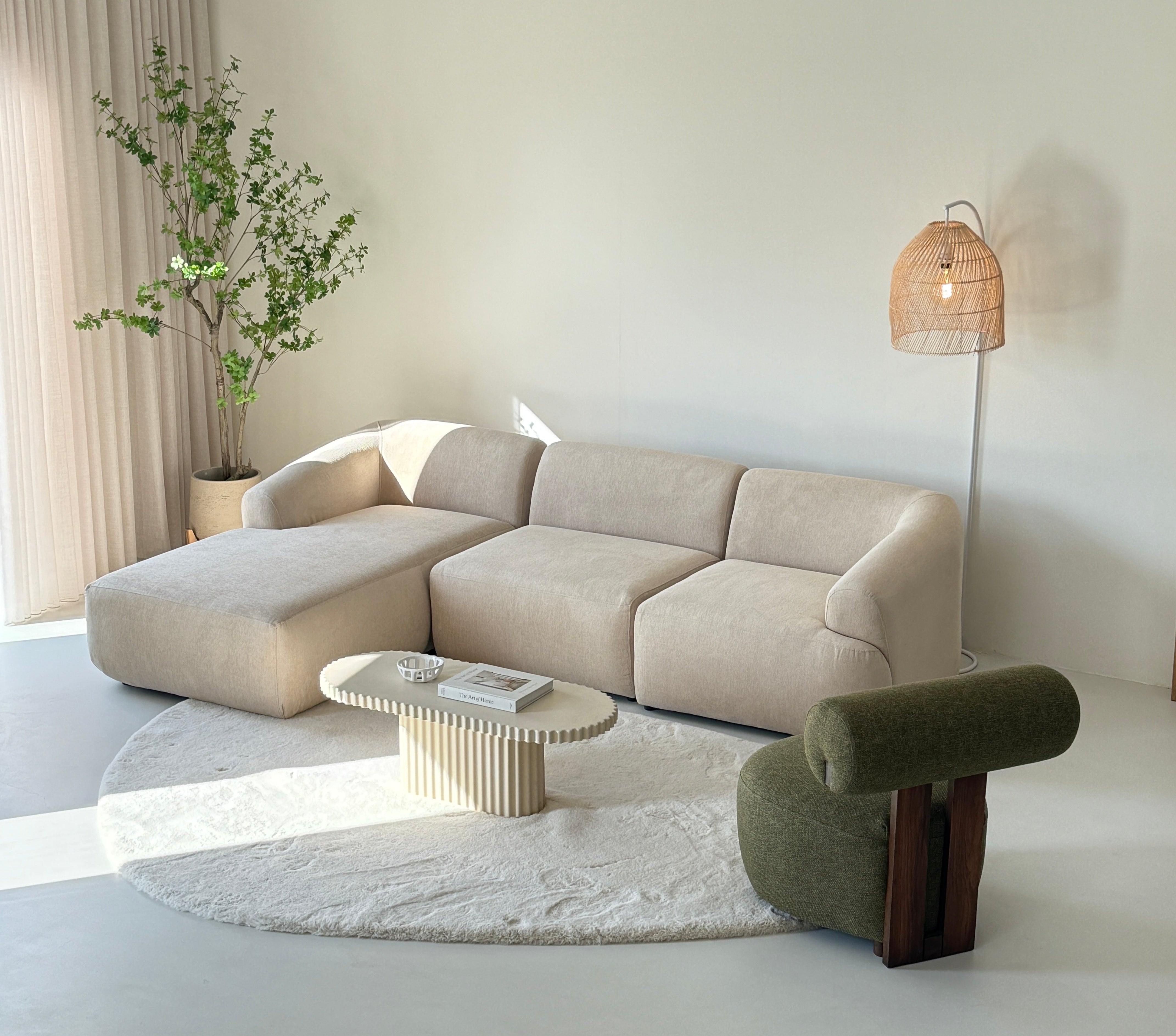 Minimalistische Japandi Bankstellen – Organische en Vormen en Comfort