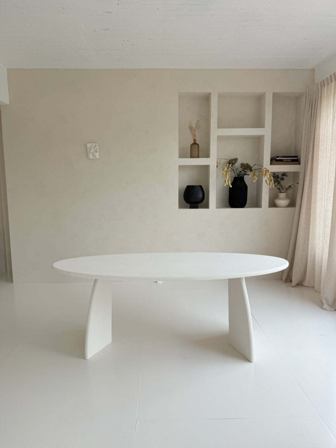 Mokani Beton Ciré Eettafel ovaal