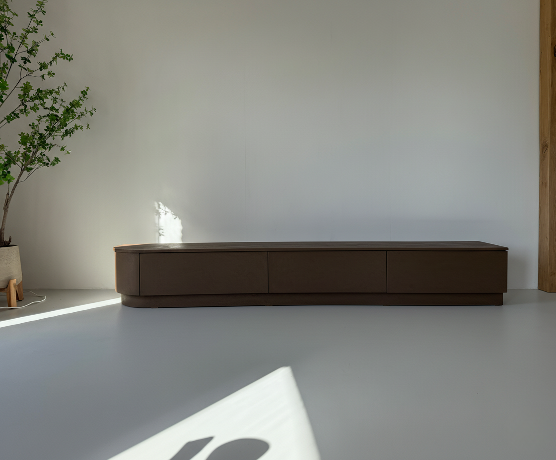 Mokani TV Unit Microcement – Made to Measure
