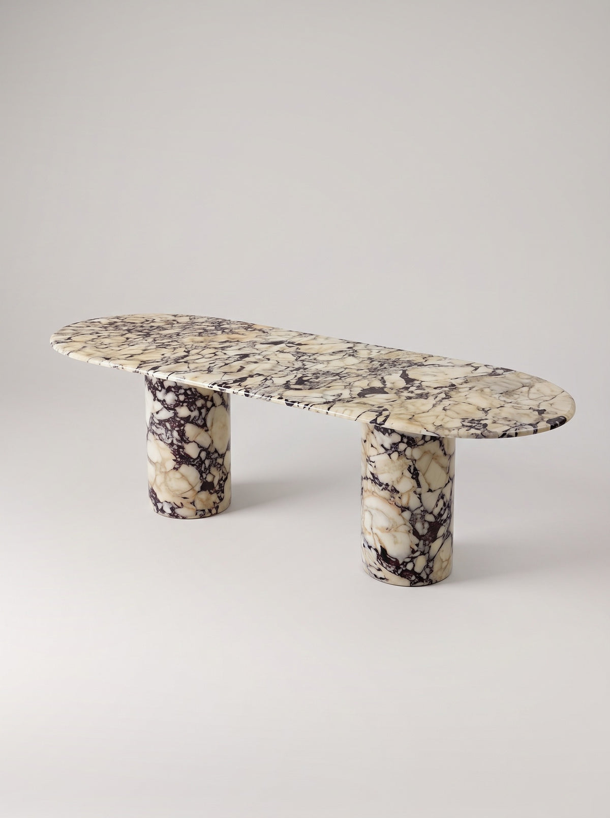 Viola eettafel – schuin aanzicht