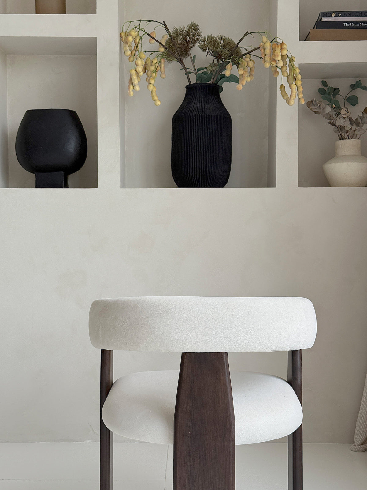 Japandi eetkamerstoel – handgemaakt, tijdloos design | Mokani