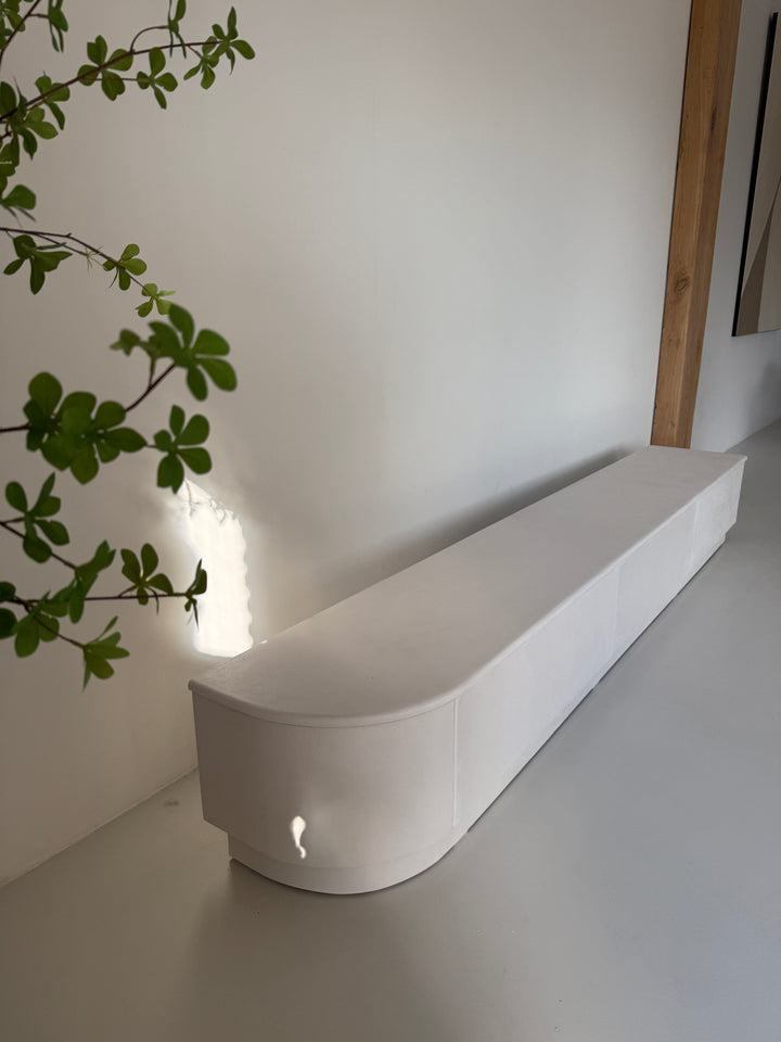 Mokani TV-meubel Microcement op maat gemaakt